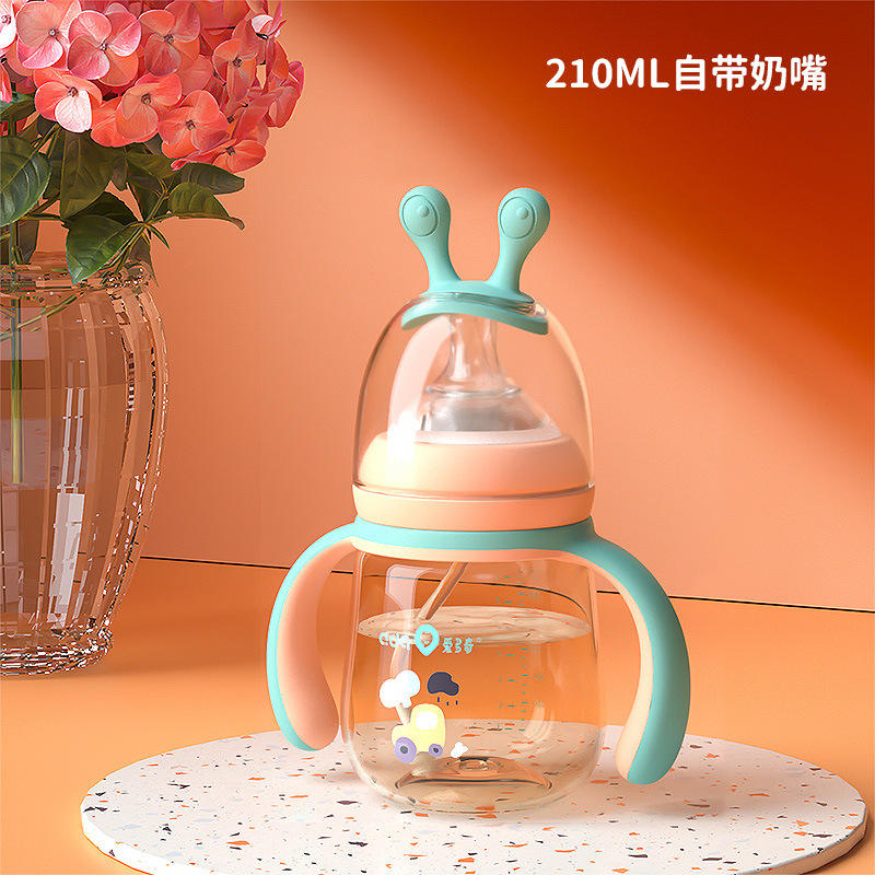 210ml-tétine vert clair à usage unique