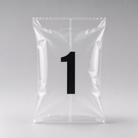 Sacs en plastique réutilisables et refermables pour l'emballage de vêtements / chaussures / livres