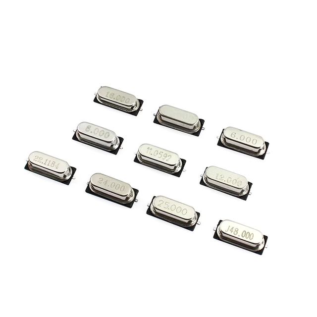 ZYSY HC-49S 4Mhz 6 8 12 16 20 24 25MHz 48 Crystal Oscillator SMD Quartz Resonator
