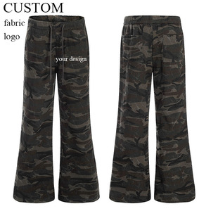 Pantalones Anchos de Mezclilla Camuflados Estilo Hip Hop Vintage de Cintura Media para Hombre, Venta al por Mayor 2026 - Product Image 1
