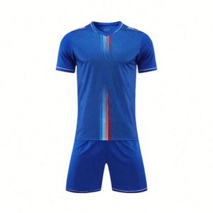 Conjuntos de Entrenamiento de Fútbol para Clubes, Conjunto Completo Unisex para Adultos, Camiseta de Fútbol de Manga Corta con Cuello en V 100% Poliéster, Secado Rápido, Talla Grande 2026 - Product Image 2