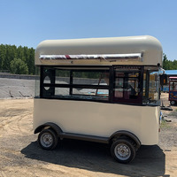Camion de restauration mobile personnalisable en aluminium et acier inoxydable résistant à la rouille pour café, crème glacée, hot-dogs et snacks