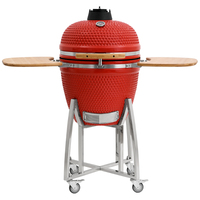 Kamado 21 дюйм XL классический керамический большой размер зеленый цвет яйцо в форме угля барбекю гриль коптильня