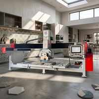 HQ-3220DSM Scie à pont 1200 mm pour découpe de pierre et de granit, 4 kW 380 V, automatique, pour carrelage et construction, Nouveau