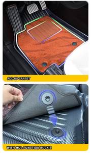 Alfombrillas de coche <span class=keywords><strong>5D</strong></span> lavables de doble capa, alfombrillas de TPE para Land Rover <span class=keywords><strong>Evoque</strong></span> 2013-2018 - Product Image 4