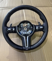 Volant sport en fibre de carbone mate et suède sur mesure pour BMW M3 E90 E92 E93 M5 E60 F10 F30 M5, intérieur sport