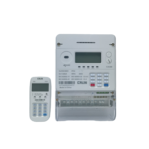 Compteur intelligent triphasé prépayé <span class=keywords><strong>CALIN</strong></span> CA368-HT45, haute précision classe 0.5, normes DLMS/STS/NEMSA, utilisation industrielle sans fil - Product Image 1