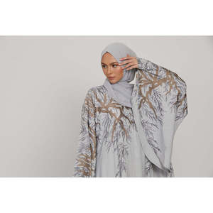 Luxury Embellished Acacia Open Farasha Modest Evening <strong>Dress</strong> - Product Image 2