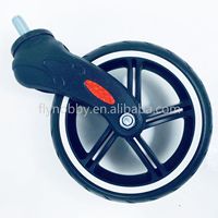 Roues et pneus de 6 pouces, roue pivotante universelle en mousse PU pour chariot