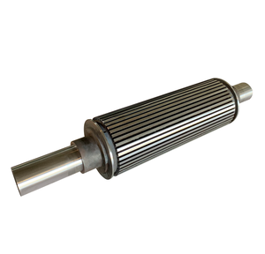 CNC Machine Service Stainless Steel Impact Idler <b>Roller</b> Long Shaft Conveyor with Drilling Custom CNC Machining of <b>Metal</b> Parts - Product Image 6