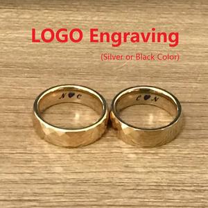 Cincin Kawin/Tunangan/Pertunangan Baja Tungsten Karbida Permukaan Poligon Poles Tinggi Klasik untuk Pria Wanita - Product Image 3