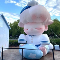Modèle de personnage gonflable publicitaire personnalisé pour la publicité, mascotte de personnage de dessin animé gonflable pour fille