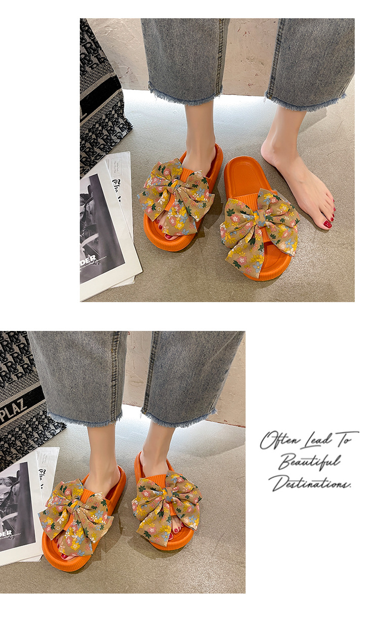 Women EVA Platform Slippers Cute Home Slides Summer Beach Sandals Fashion Flat Shoes