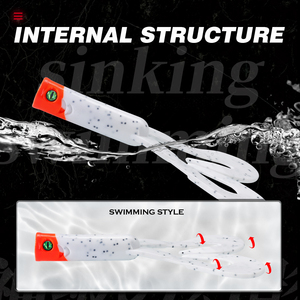 Señuelos de Pesca Suaves Hunthouse <span class=keywords><strong>Twin</strong></span> Tail Trailer, 3 Piezas/Lote, 145 mm, 21.7 g, Luminosos, UV, para Lucio y Lucioperca, Cebo de Pesca - Product Image 3