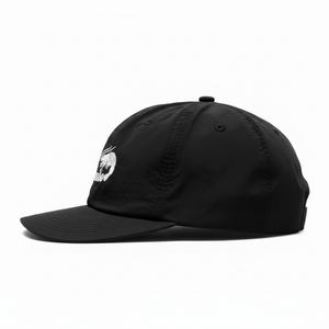 Casquette Snapback en Nylon à 6 Panneaux Personnalisée OEM avec Logo Brodé Plat, Casquette de Haute Qualité Non Structurée - Product Image 4