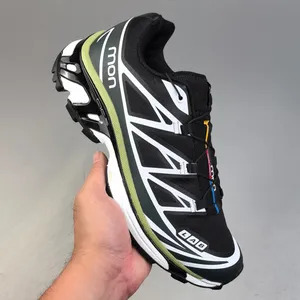 Venta al por Mayor de Zapatos Deportivos Personalizados Solomons XT-6 EXPANSE, Totalmente Blancos, Parte Superior de PU, Entresuela de PVC, Alta Calidad, para Hombre y Mujer, Estilo Retro, para Senderismo y Correr, Primavera y Otoño - Product Image 5