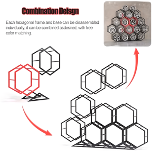 Tùy Chỉnh Công Suất Lớn Sàn-Thường vụ Bánh Xe Rim Kệ Kim Loại Rim Hiển Thị Sản Phẩm Đứng Cho Ô Tô Cửa Hàng Sửa Chữa - Product Image 2
