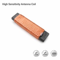 Bobina de Antena Profesional Personalizada, Núcleo de Ferrita, Bobina Inductora para Receptor de Señal de Comunicación por Radio, Venta al Por Mayor de Fábrica