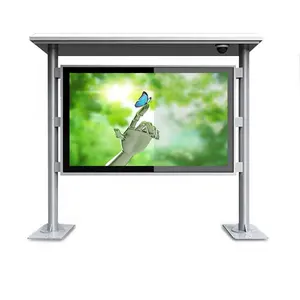 22 ~ 86 بوصة 1500 ~ 2000 nits شاشة LCD خارجية الشاشة ، شاشة تعمل باللمس اختياري تلفزيون إعلاني لوحة مراقبة ، ماء شاشة LCD خارجية شاشة الكريستال السائل