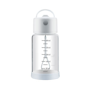 FINDNICE H23A Tasse mélangeuse électrique rechargeable par USB, activation à un bouton, base antidérapante, échelle de volume claire, verre, compatible lave-vaisselle - Product Image 6