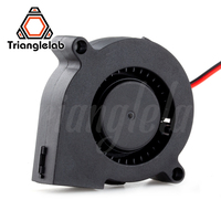 Trianglelab-ventilador de refrigeración sin escobillas para impresora 3D, ventilador de alta calidad con rodamiento de bolas, 12V/24V de CC, disipación de calor de refrigeración para impresora 3D, 5015