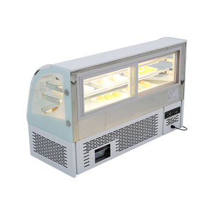 Solution de vente au détail commerciale |   Économie d'énergie |   Vitrine réfrigérée de comptoir pour pâtisseries et gâteaux, congélateur de boulangerie |   Professionnel - Product Image 5