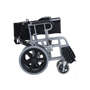 Lightweight Manual Wheelchair Aluminum Alloy Foldable Portable For Elderly And Hospitals - Product Image 4