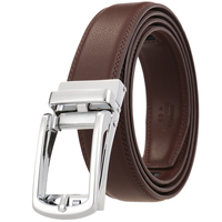 LY33-23434-1 Bestseller 3,0cm Herren-Ledergürtel Echtleder-Gürtel für Männer Designer-Gürtel Luxusgürtel