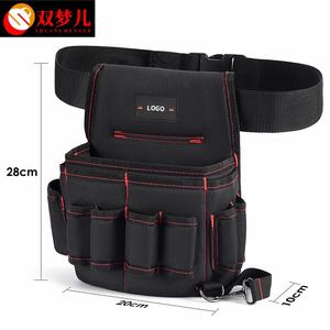 Multifunctionele Waterdichte Elektrische Gereedschapskit Rugzak Canvas Tailleboor <span class=keywords><strong>Holster</strong></span> Sleutel Hamer Schroevendraaier Tas Oem Aanpasbaar - Product Image 2