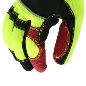 Gants <span class=keywords><strong>de</strong></span> sécurité MaxiPact Heavy Duty pour mécaniciens, en cuir microfibre, pour les travailleurs <span class=keywords><strong>de</strong></span> l'industrie automobile, avec poignets élastiques. - Product Image 5