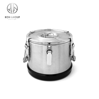 Hot Sale Restaurant Edelstahl Buffet Doppelwandiges Metall Edelstahl Milch tee Fass Thermoskanne Eimer