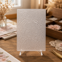 Dossiers de gaufrage pour la création de cartes, pochettes de gaufrage en plastique pour le scrapbooking DIY et la décoration artisanale du papier