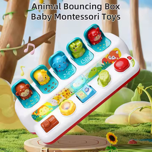 Ensemble de puzzles animaux interactifs à faire apparaître, cinq clés pour le trouver, avec <span class=keywords><strong>musique</strong></span> et lumières, jouet d'apprentissage précoce pour nourrissons et tout-petits - Product Image 4