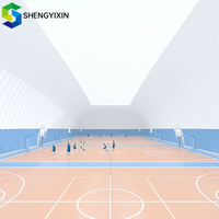 Grande tente dôme sportive gonflable en PVC, climatisation, quatre saisons, imperméable, ouverture automatique rapide pour football et badminton