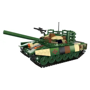 빌딩 블록 탱크 육군 군사 무기 장난감 세트 아이 조립 장난감 교육