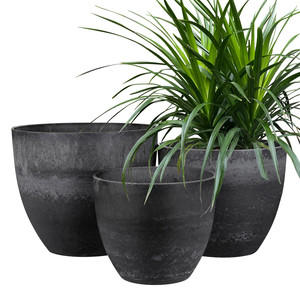Flower Pot Plastic Square Pots Flower Bonsai Bowl Nursery Basin Planter Rectangle Pots for Plants