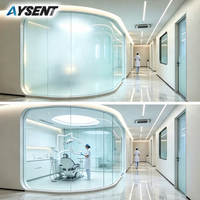 Film intelligent PDLC auto-adhésif, film de verre à confidentialité commutable pour la maison, le bureau, l'hôtel, l'appartement, la salle de bain, avec certification CE