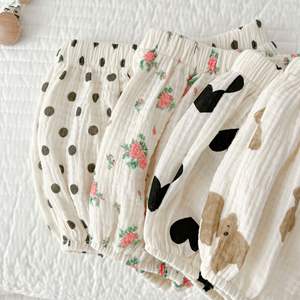 Pantalones Cortos de Algodón para Bebé, Estilo Coreano, Estampado Divertido, Tendencia de Verano, Unisex, Holgados - Product Image 5