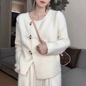 Nuevo cárdigan chino de viento perezoso para mujer, Tops de adentro hacia afuera, diseño coreano, suéter informal de primavera, chaqueta con decoración de volantes - Product Image 5