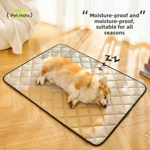 वाटरप्रूफ पर्यावरण के अनुकूल टिकाऊ कुत्ते चटाई सभी गैर-पर्ची पालतू बिस्तर कार सीट मैट मूत्र प्रमाण पंडिंग पोर्टेबल वाशबल कुत्ते मैट क्र। - Product Image 3