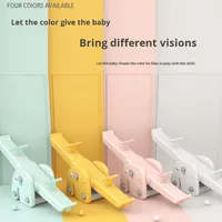 Cheval à bascule double en forme d'éléphant pour enfants, jouet en plastique écologique pour intérieur/extérieur, cheval à bascule épaissi pour bébé de 2 ans