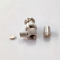 Câble coaxial Belden 1694A 75 ohms, étanche, RF, pour CCTV, connecteur BNC mâle à angle droit, sertissable, 90 degrés