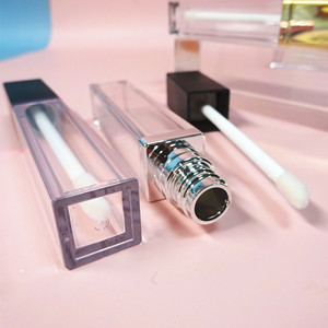 OEM/ODM Brand Empty <b>Square</b> Colorful 8ml Lipgloss Tubes with Silk Screen Printing ABS/PETG Material Cosmetic <b>Containers</b> - Product Image 6
