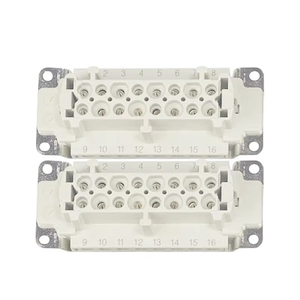 WZUMER HE Series Conector resistente <span class=keywords><strong>de</strong></span> 32 pines 16A 500V con terminal <span class=keywords><strong>de</strong></span> tornillo para conexión segura en maquinaria industrial - Product Image 1