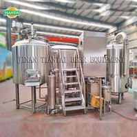 Équipement de brassage domestique en acier inoxydable Tiantai 50L-150L avec pompe, réservoir sous pression et moteur - Brasserie domestique haute productivité à vendre