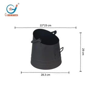 Contenitore per Ceneri in Metallo Riutilizzabile da 4,8 Galloni, Accessori per Caminetto, Contenitore per Ceneri da Interno a Prezzo di Fabbrica - Product Image 2