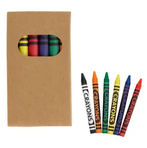 Hotsale çin fabrika boya kalemleri çocuklar için ucuz pencere paketi balmumu mum boya seti