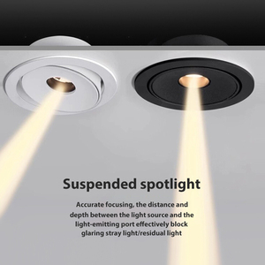 Nouveauté, projecteur en aluminium ultra fin intégré 100V 265V 5W Cob, intérieur, maison, chambre à coucher, salon, cave à vin, <span class=keywords><strong>spot</strong></span> à LED - Product Image 3