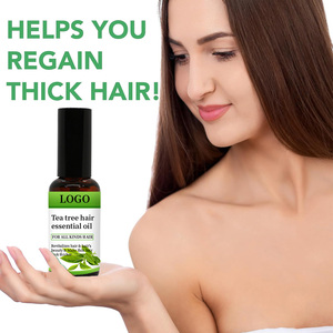 Private Label <b>Natural</b> Organic Anti-Dandruff Nourishing Ginger & Tea Tree <b>Oil</b> Hair Growth Serum for Hair Loss Prevention - Product Image 4