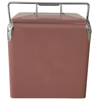 Glacière en métal de style nouveau 7L/13L/17L/28L, seau à glace isotherme pour pique-nique